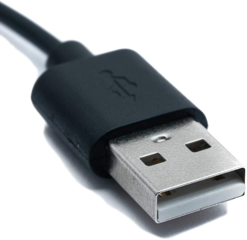 SYSTEM-S USB 2.0 Kabel in Schwarz Ladestation Ladekabel für Suunto 7 Smartwatch - DREIKS