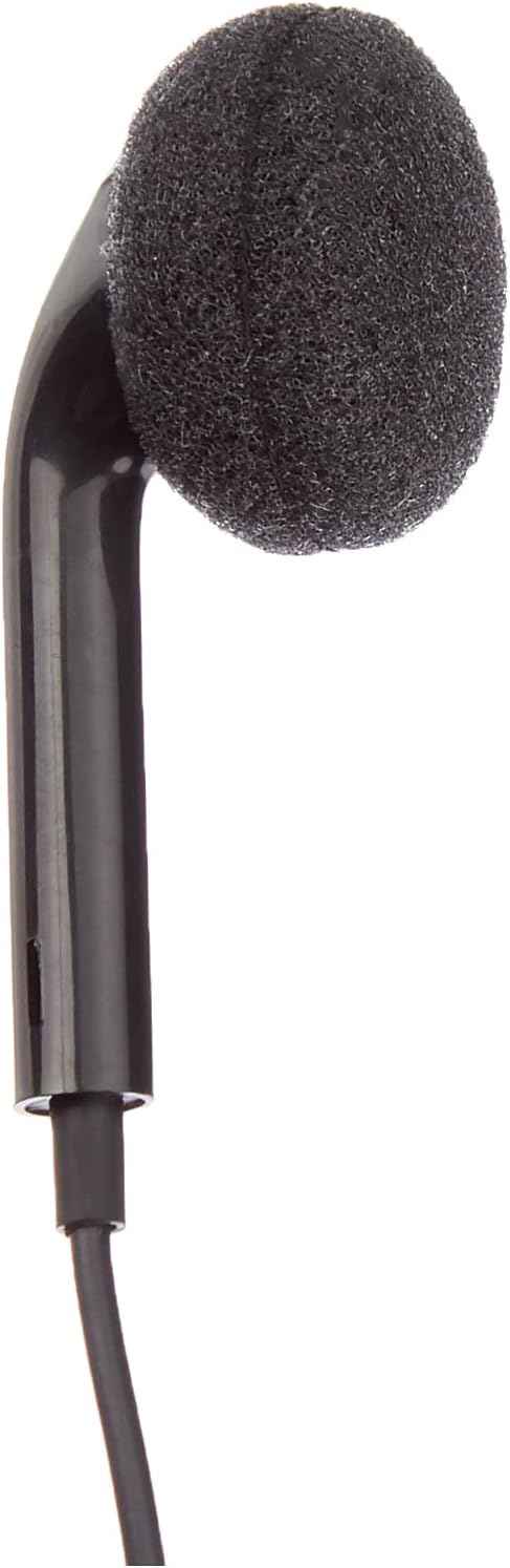 System-S Einohr Mono Headset Kopfhörer mit Fernbedienung für Smartphone Handy Tablet PC schwarz - DREIKS