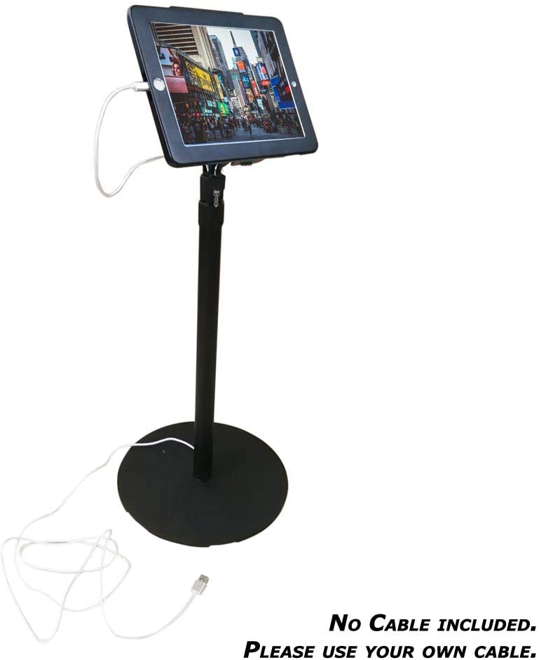 Boden Ständer 1,5 m 360° Halterung abschließbar für iPad Pro 12.9 (2015, 2017) A1670 A1671 A1584 A1652 | System-S