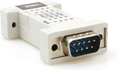System-S RS232 to RS232 Tester Diagnosewerkzeug (ca. 1,8 x 3,4 x 6,4 cm) mit LED Leuchten Anzeige - DREIKS