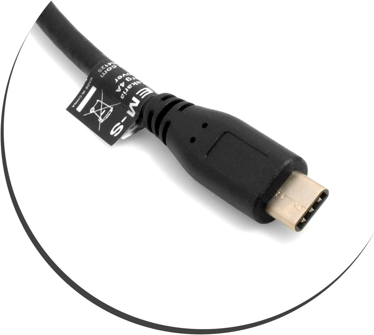 SYSTEM-S OTG Host USB 3.1 Type C male to USB A 3.0 female On The Go Host Adapter Cable Data Cable Charging Cable 25 cm 