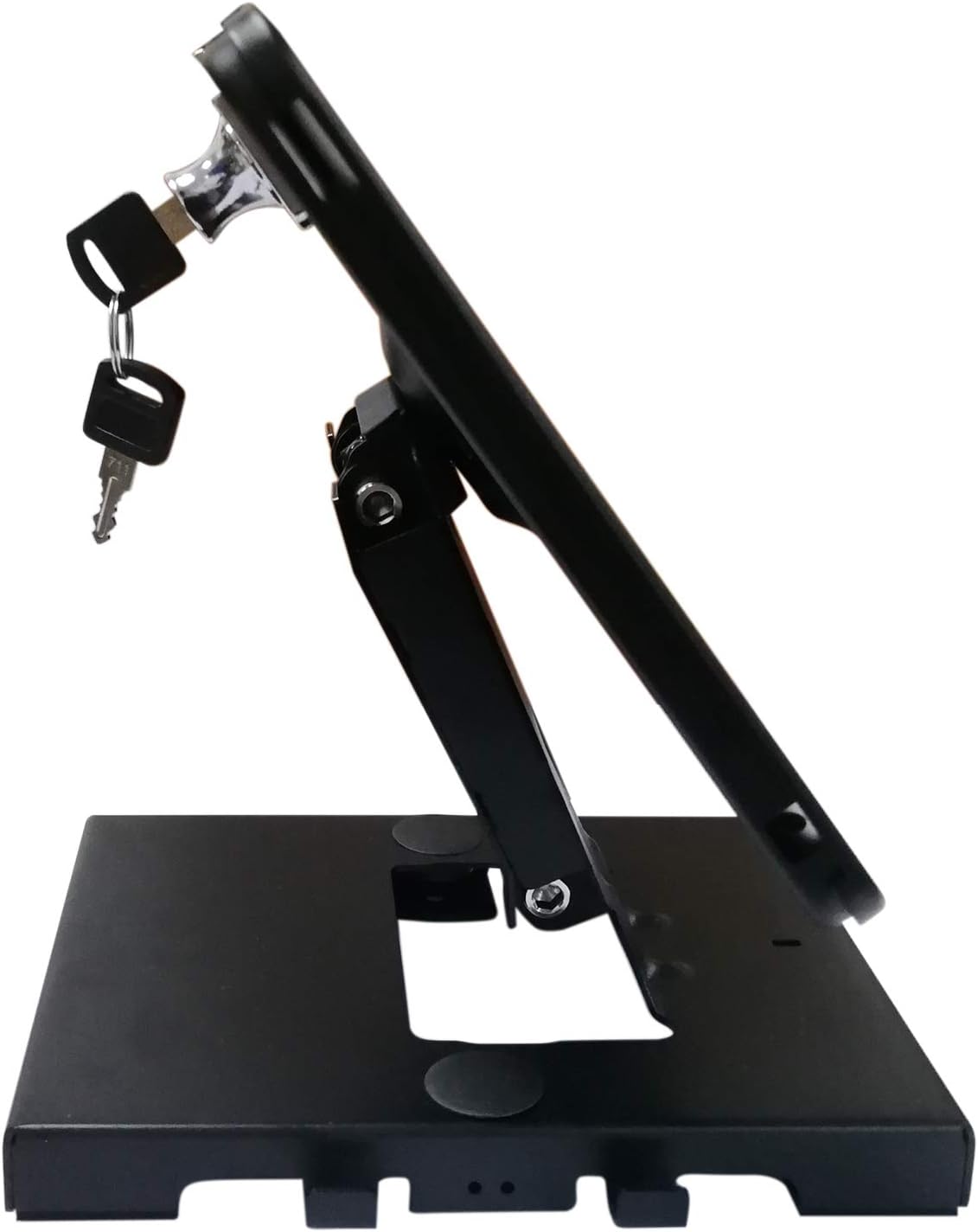 SYSTEM-S Abschließbare Tisch und Wand Tablet Halterung für iPad Air 1 2 iPad 5 6 Pro 9,7 Zoll A1673 A1674 A1675 A1822 A1823 A1893 A1954 A1474 A1475 A1566 A1567 - DREIKS
