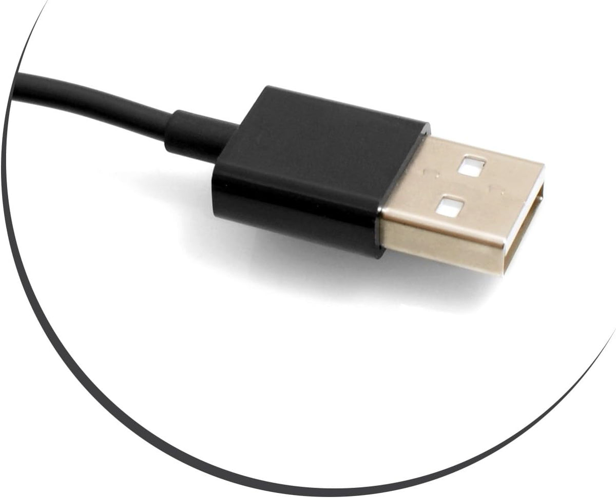 SYSTEM-S Magnet USB Kabel magnetisches Ladekabel Dock Dockingstation auf USB A für Asus Zenwatch 3 - DREIKS