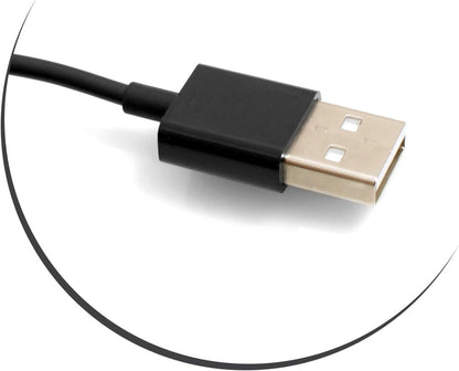 SYSTEM-S Magnet USB Kabel magnetisches Ladekabel Dock Dockingstation auf USB A für Asus Zenwatch 3 - DREIKS