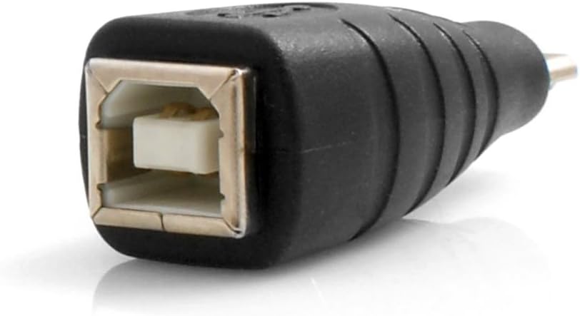 SYSTEM-S Micro USB male to USB Type B input adapter cable