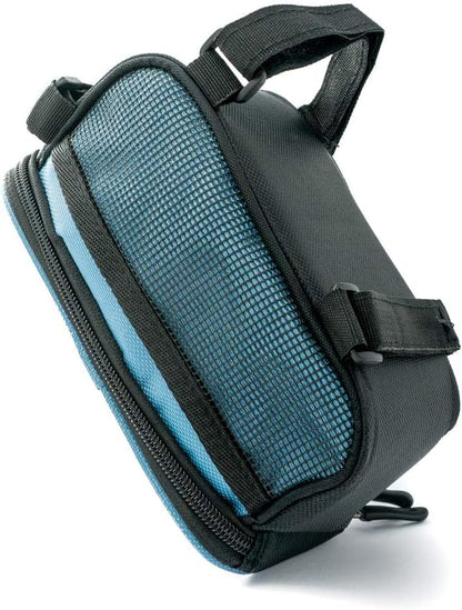 SYSTEM-S Fahrrad Tasche Halterung in Blau Befestigung für Smartphone - DREIKS