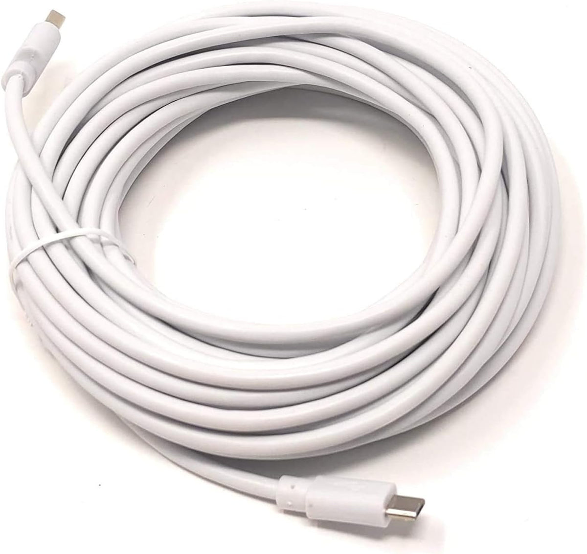 SYSTEM-S USB 2.0 Kabel 13 m Micro B Stecker zu Typ A Stecker in Weiß - DREIKS