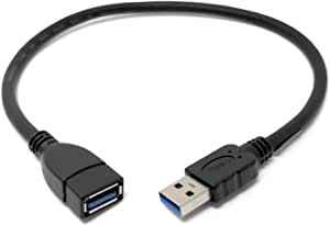 System-S USB 3.0 Typ A (male) auf USB 3.0 Typ A (female) Kabel Datenkabel Verlängerungskabel 30 cm - DREIKS