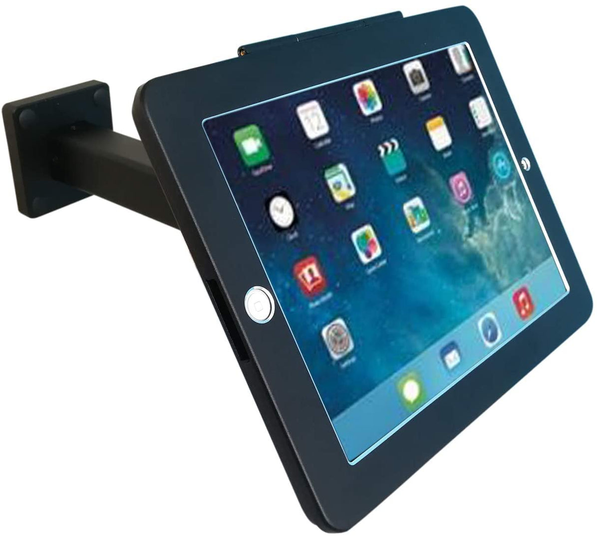 Abschließbare Wandhalterung für iPad Pro 12.9" (2018, 2020, 2021) A2378, A2461, A2379, A2462, A2229, A2069, A2232, A223, A1876, A1895, A1983, A2014 | System-S