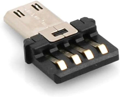 System-S USB OTG On The Go Adapter 2.0 Type A (male) to Micro (male) converter for memory sticks
