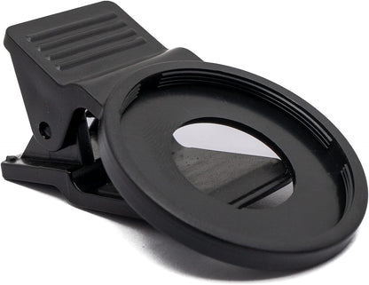 SYSTEM-S ND2 Filter 37 mm Neutral Density Filter Gray Filter with Clip for Smartphone
