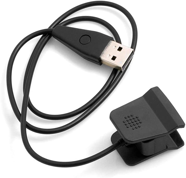System-S USB Ladekabel für Fitbit Alta HR V2 65763028, schwarz, 53 cm - DREIKS