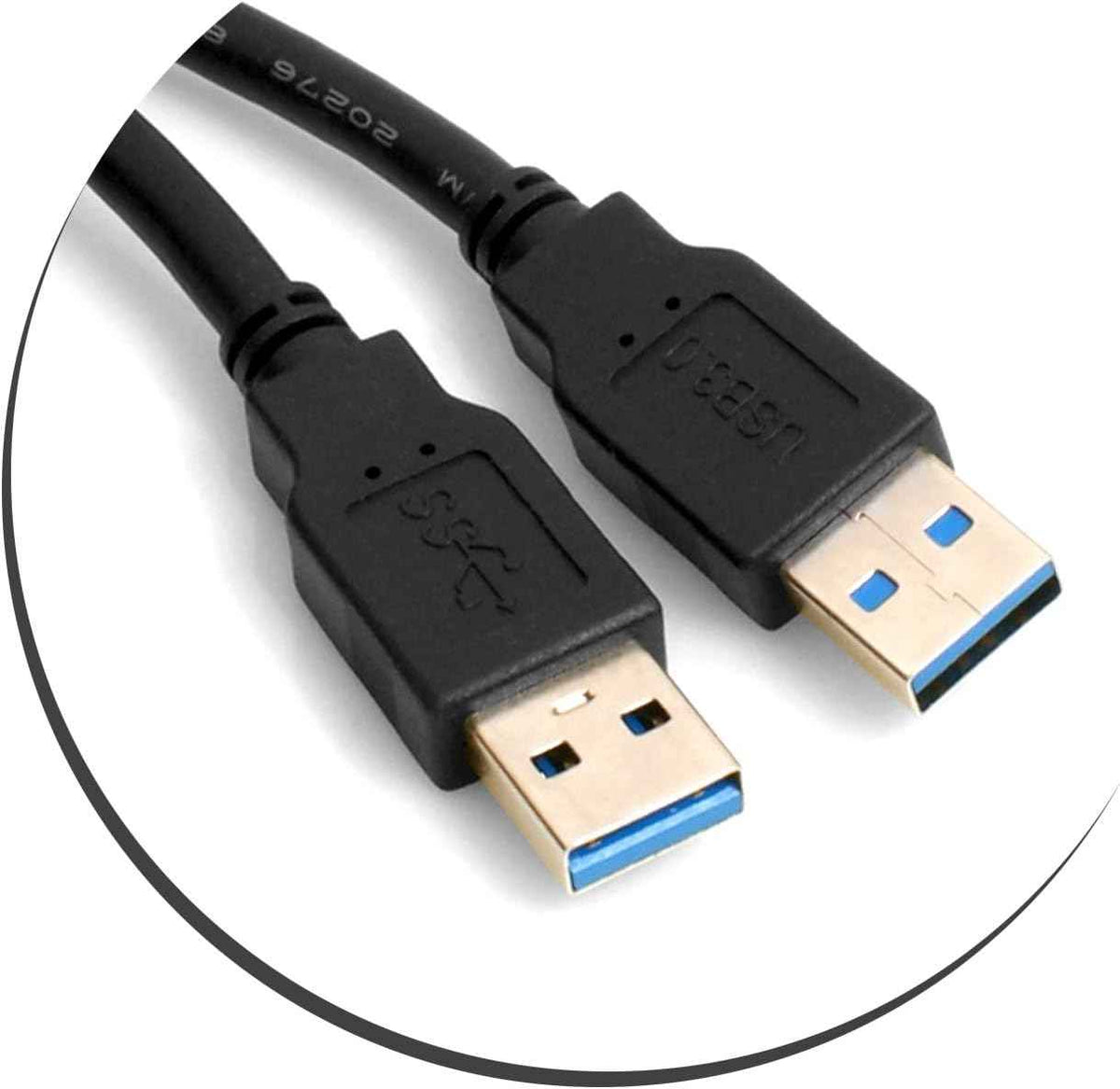 SYSTEM-S 2 m Dual USB 3.0 Kabel Einbaubuchse – Verlängerungskabel für Auto, Boot & Schreibtisch - DREIKS