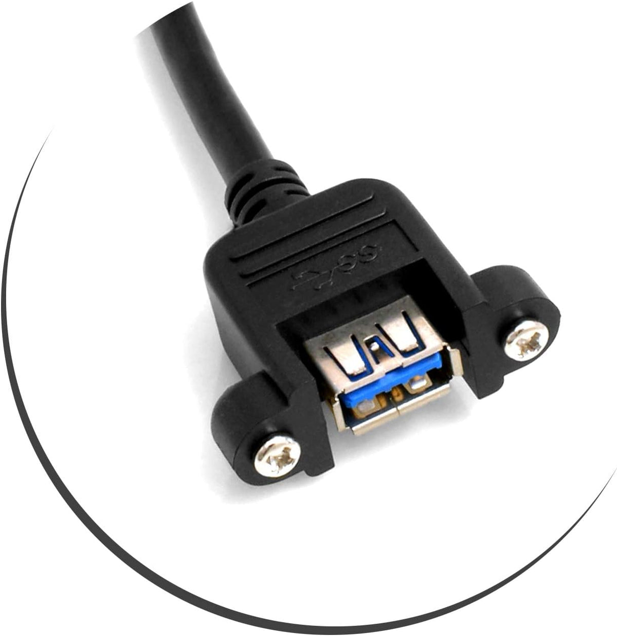 System-S USB Kabel Typ A 3.0 auf 20pin Motherboard Header Kabel Aufwärtskabel für Panel Mount 30cm - DREIKS