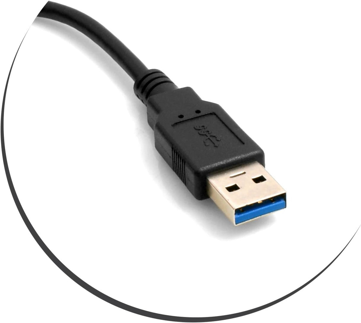 SYSTEM-S USB Typ A 3.0 (male) auf 7 + 6 13pin Slimline SATA Laptop CD/DVD ROM Optisches Laufwerk Kabel - DREIKS