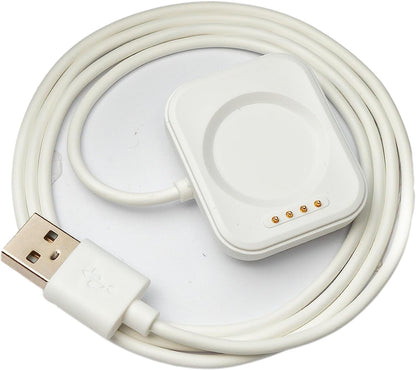 USB 2.0 Kabel 100 cm Ladekabel für Oppo Band 3 Pro 3 2 Smartwatch in Weiß | System-S