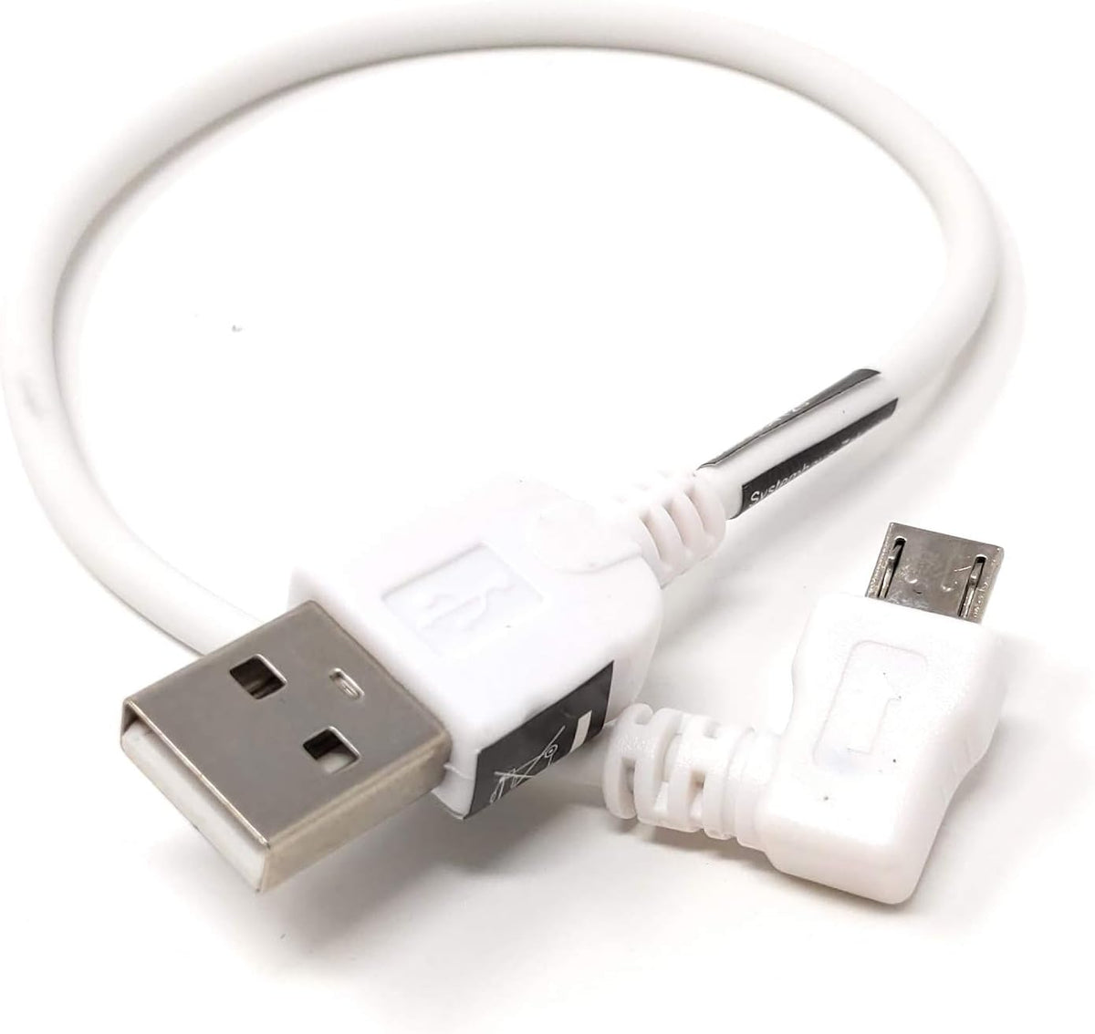 System-S Micro USB 2.0 Kabel 20 cm 90 ° Links Gewinkelt - DREIKS