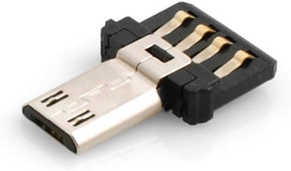 System-S USB OTG On The Go Adapter 2.0 Type A (male) to Micro (male) converter for memory sticks