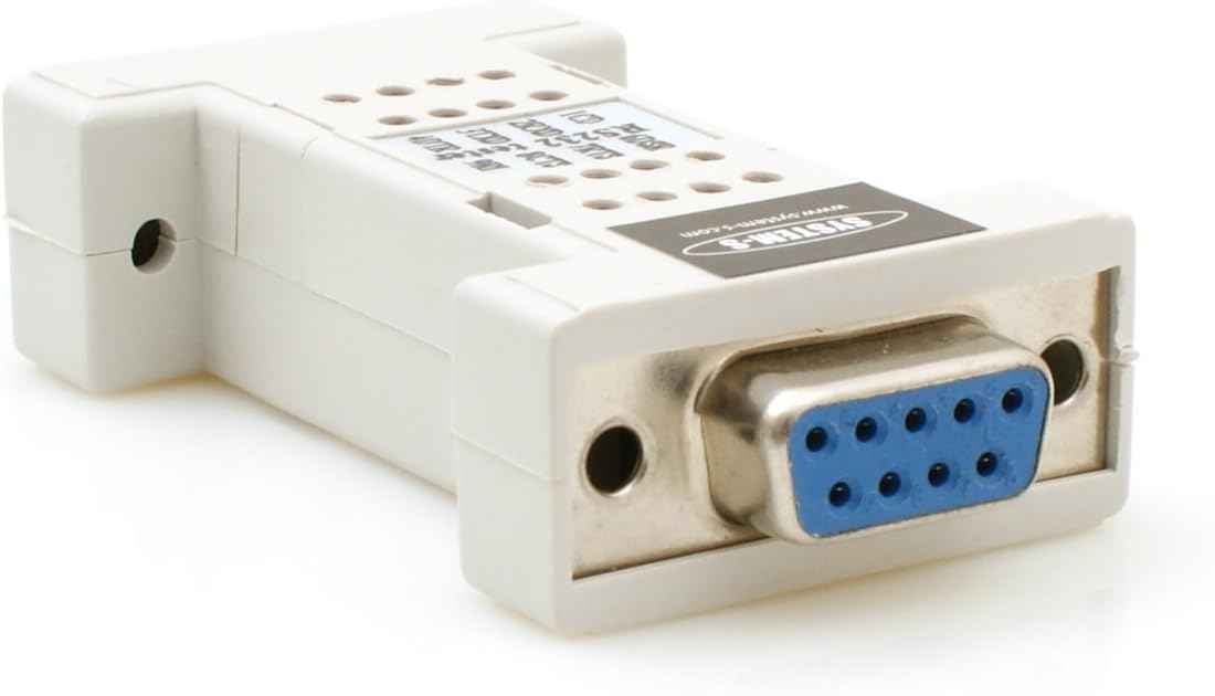 System-S RS232 to RS232 Tester Diagnosewerkzeug (ca. 1,8 x 3,4 x 6,4 cm) mit LED Leuchten Anzeige - DREIKS