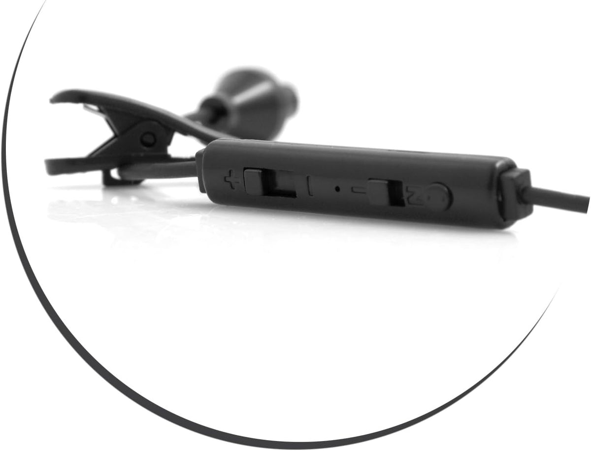SYSTEM-S One-ear anti-radiation headset headphones with sound tube smartphone mobile phone tablet PC black