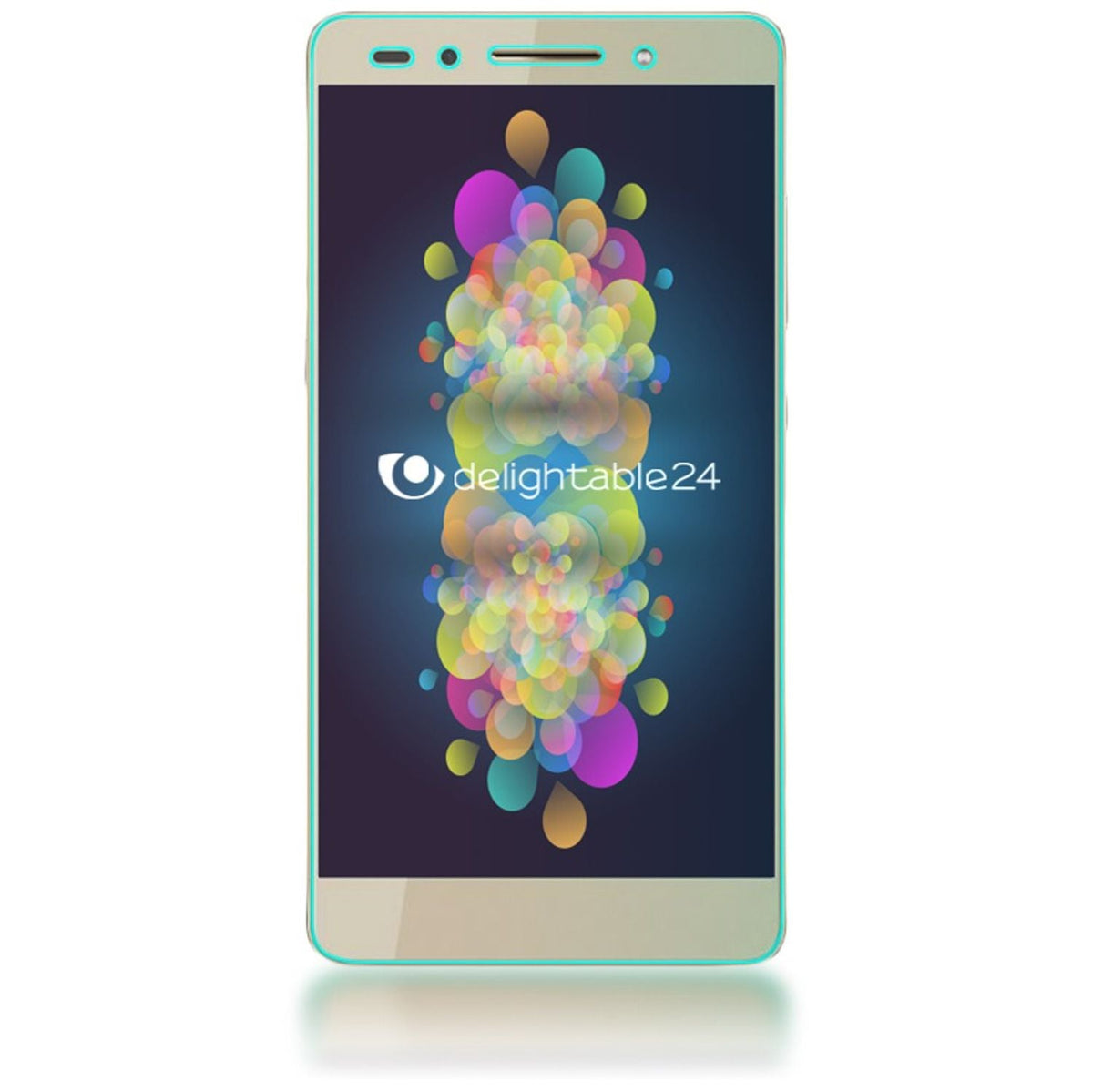 NALIA Schutzglas kompatibel mit Huawei Honor 7, Full-Cover Displayschutz Handy-Folie, 9H Härte Glas-Schutzfolie Bildschirm-Abdeckung Schutz-Film Phone HD Screen Protector Tempered Glass - Transparent