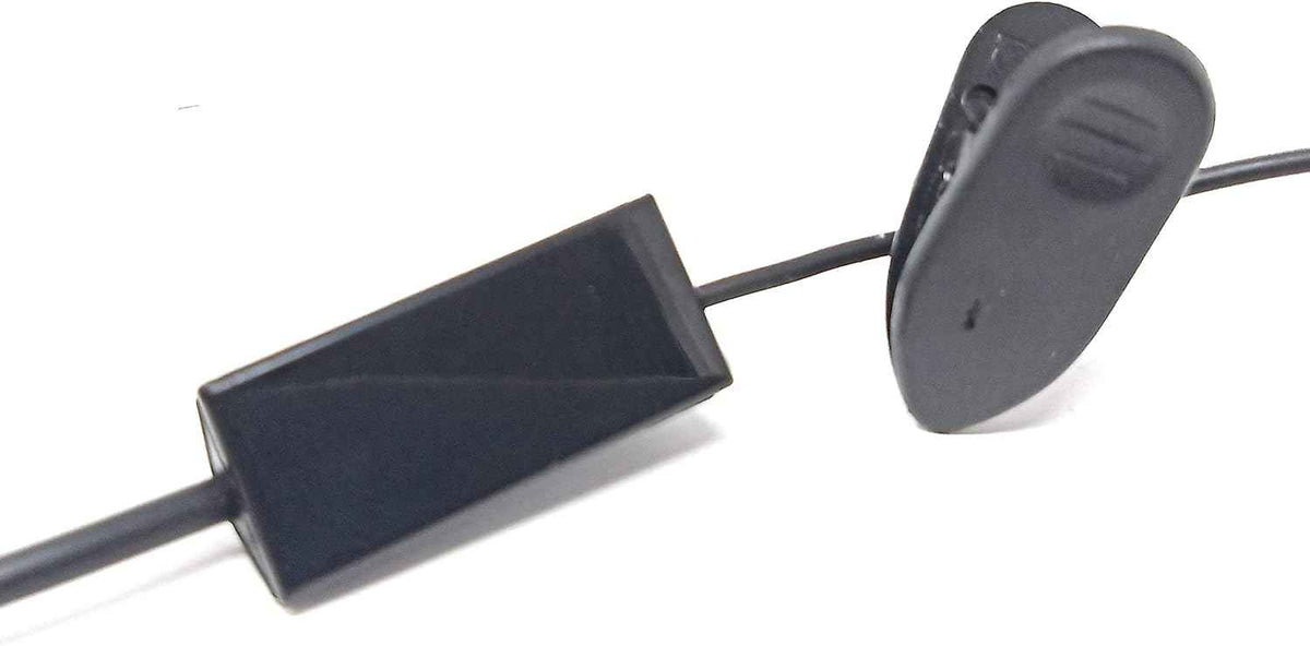 System-S Einohr Mono Headset Kopfhörer mit Fernbedienung für Smartphone Handy Tablet PC schwarz - DREIKS