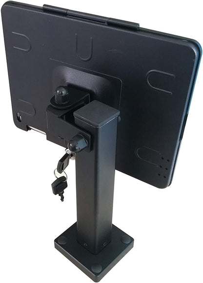 SYSTEM-S Lockable Wall Mount for iPad Air 1-2 iPad 5-6 iPad Pro 9.7 inch A1673 A1674 A1675 A1893 A1954 A1822 A1823 A1474 A1475 A1476 A1566 A1567 
