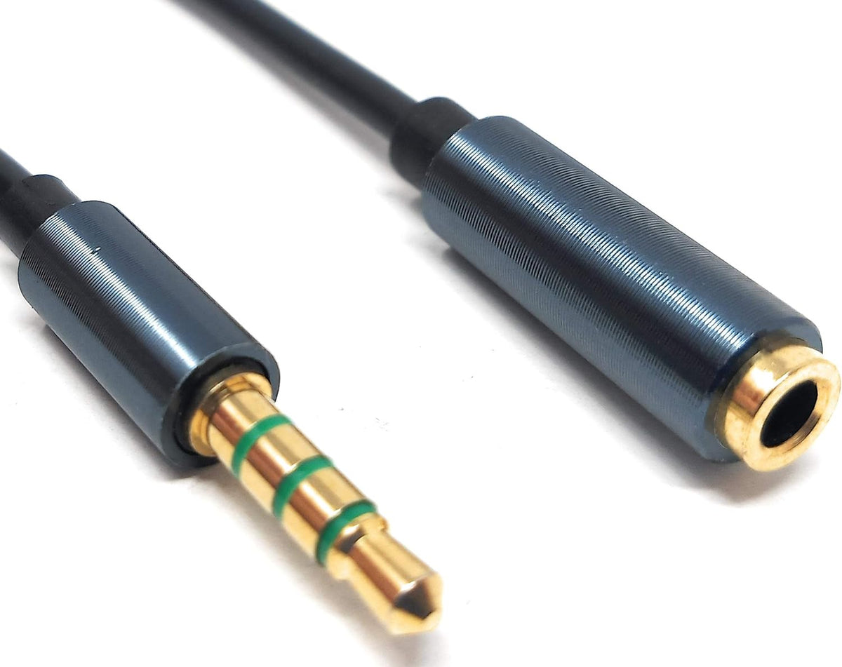 System-S 3.5mm Klinke 3 Polig (Male) auf 3.5mm Klinke Aux Stereo Buchse 200 cm Kabel - DREIKS