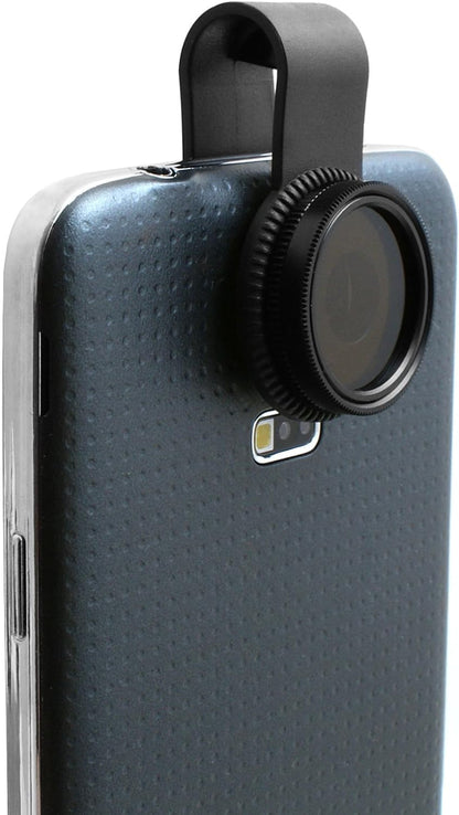 Universal Clip-on Klammer Polarisationsfilter Polarisator CPL Filter Linse Objektiv für Smartphone Handy Tablet PC | System-S
