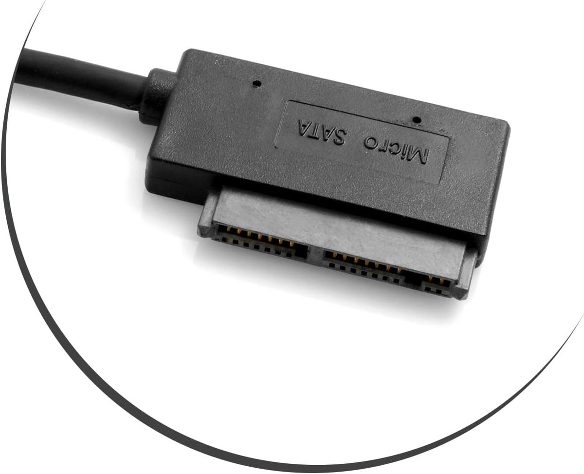 SYSTEM-S USB Typ A 3.0 (male) auf 7 + 9 16pin 1.8 Zoll  Micro SATA für HDD Festplatte SSD  Kabel Kabel - DREIKS