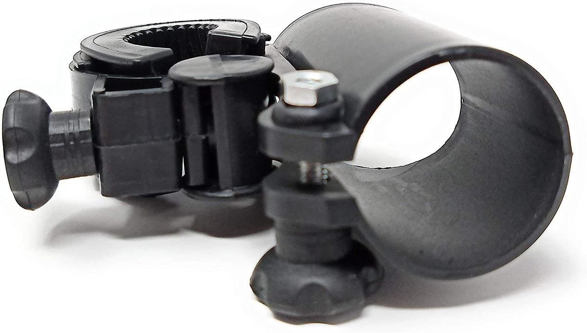 System-S bicycle light mount, black, attachment flashlight holder 
