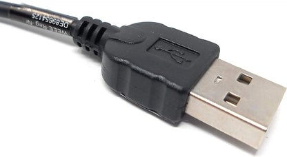 SYSTEM-S Micro USB 2.0 Kabel gewinkelt 90 grad Winkelstecker (links/male) Datenkabel und Ladekabel 140 cm - DREIKS