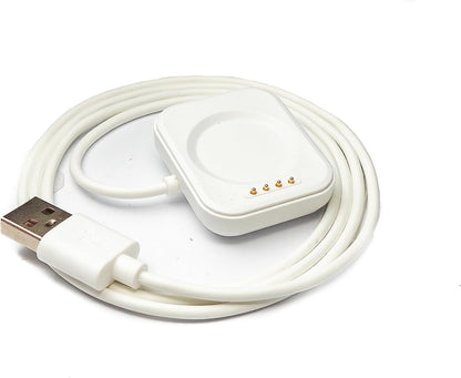 USB 2.0 Kabel 100 cm Ladekabel für Oppo Band 3 Pro 3 2 Smartwatch in Weiß | System-S