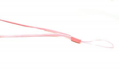 SYSTEM-S Neck Strap Lanyard with Loop in Pink for Smartphone MP3 Player