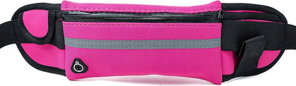 SYSTEM-S Tasche Gürteltasche Bauchtasche mit Flaschenhalter in Pink - DREIKS
