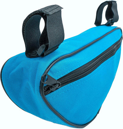 SYSTEM-S Fahrrad Tasche wasserfest Dreiecktasche Rahmentasche Triangeltasche Blau - DREIKS