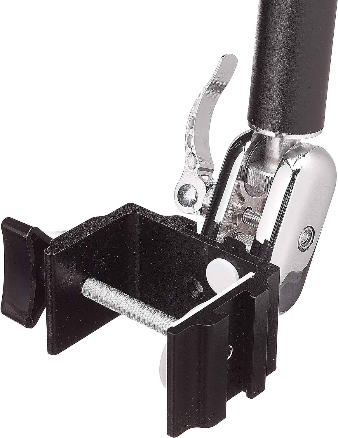 System-S Universal Schwanenhals Tisch Halterung Halter 2-Gelenkiger Haltearm für Tablet Pc's eBook Reader in Schwarz - DREIKS