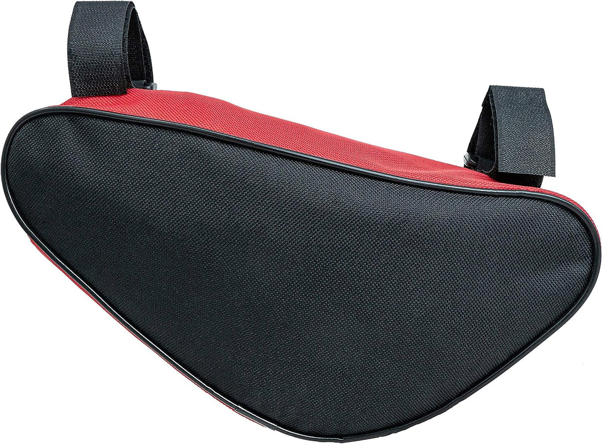 SYSTEM-S Fahrrad Tasche spritzwasserfest Dreiecktasche Rahmentasche Triangeltasche Rot - DREIKS
