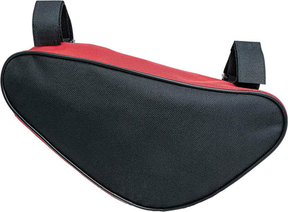 SYSTEM-S Fahrrad Tasche spritzwasserfest Dreiecktasche Rahmentasche Triangeltasche Rot - DREIKS