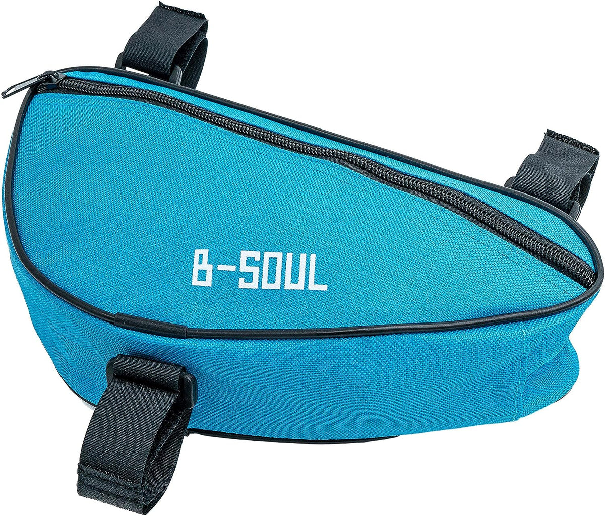 SYSTEM-S Fahrrad Tasche wasserfest Dreiecktasche Rahmentasche Triangeltasche Blau - DREIKS