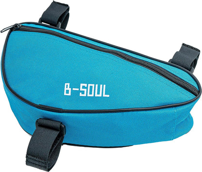 SYSTEM-S Fahrrad Tasche wasserfest Dreiecktasche Rahmentasche Triangeltasche Blau - DREIKS