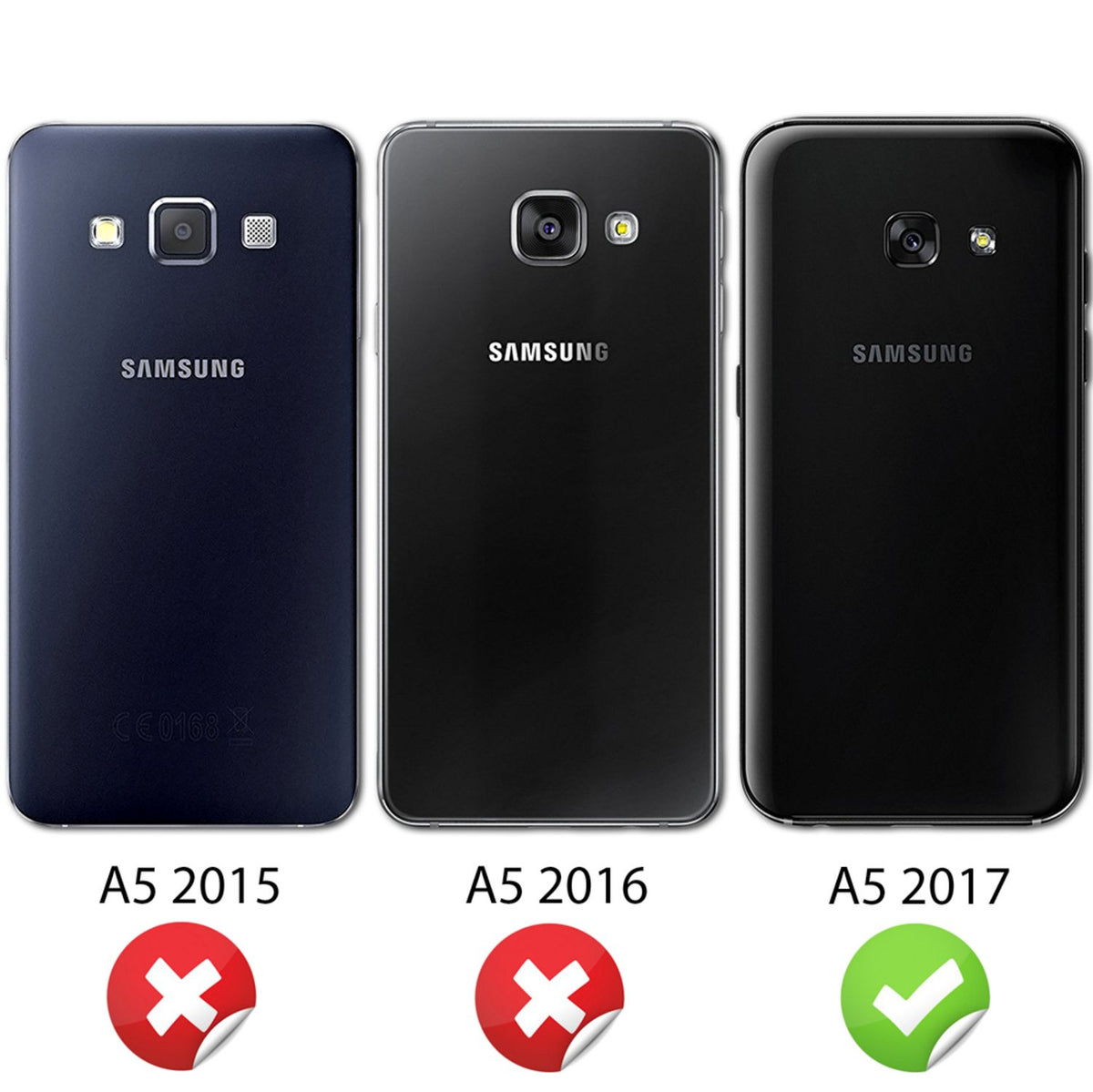 NALIA Handyhülle kompatibel mit Samsung Galaxy A5 2017, Glitzer Slim Silikon-Case Back-Cover Schutzhülle, Glitter Sparkle Handy-Tasche Bumper, Dünne Bling Strass Smart-Phone Hülle