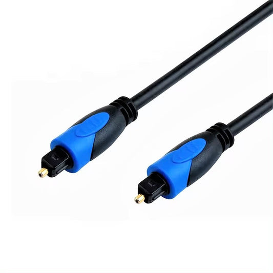 Toslink Cable Optical Digital Audio Cable LWL SPDIF Gold Plated Blue/Black