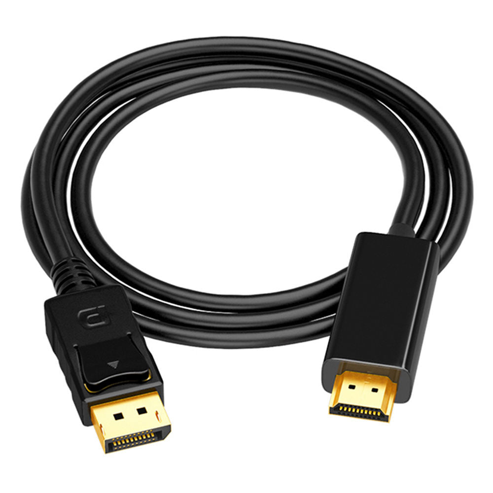 DP-Stecker auf HDMI-Stecker-Kabelkonverter DisplayPort auf HDMI 4Kx2K Thunderbolt 3D vergoldet