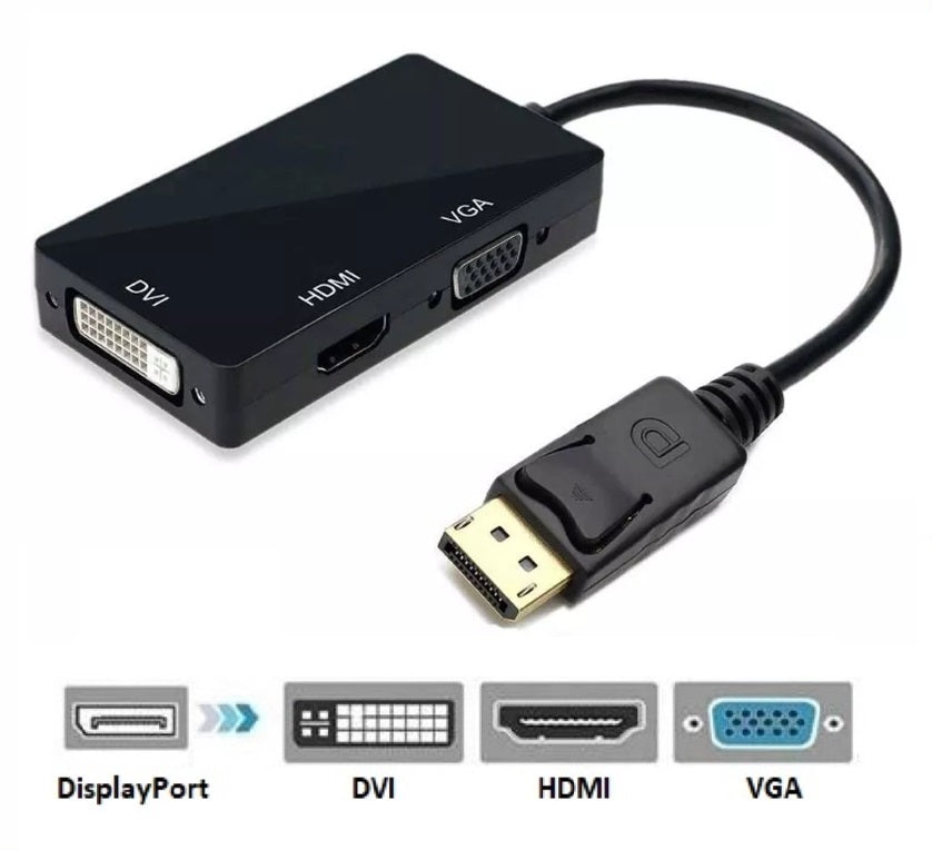 DP to HDMI/VGA/DVI Adapter 1080p