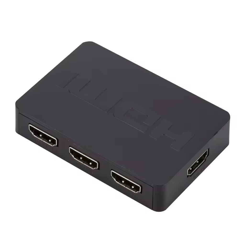 3-in-1-out HDMI Switch Umschalter Fernbedienung Ultra HD 4K oder Full HD 1080p - DREIKS