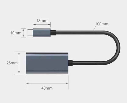 USB-C zu HDMI Adapter 4K UHD Typ C auf HDMI für Samsung Galaxy Huawei Xiaomi TV - DREIKS