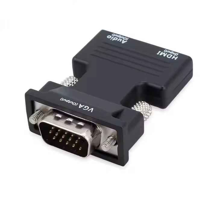 HDMI zu VGA Adapter HDTV Konverter Audio & Videokabel für PC Laptop 1080p @ 60Hz - DREIKS