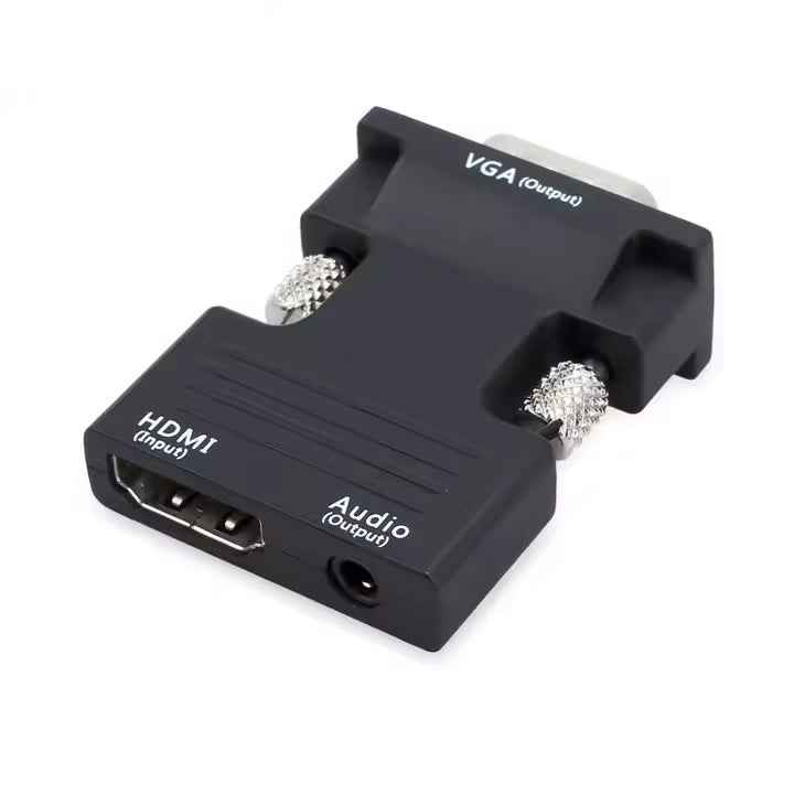 HDMI zu VGA Adapter HDTV Konverter Audio & Videokabel für PC Laptop 1080p @ 60Hz - DREIKS