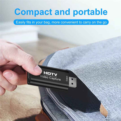 Video Capture Card HDMI USB 4K 1080p Live Video Streaming Game Recorder USB-C - DREIKS